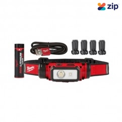 Milwaukee L4HL2301 - 4V 3.0Ah REDLITHIUM USB 600 Lumen Rechargeable Hard Hat Headlamp